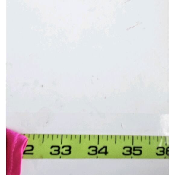 Hot Pink Satin Neon XSmall Maxi Skirt Made In USA Coquette Clean Girl Elegant - Picture 10 of 10